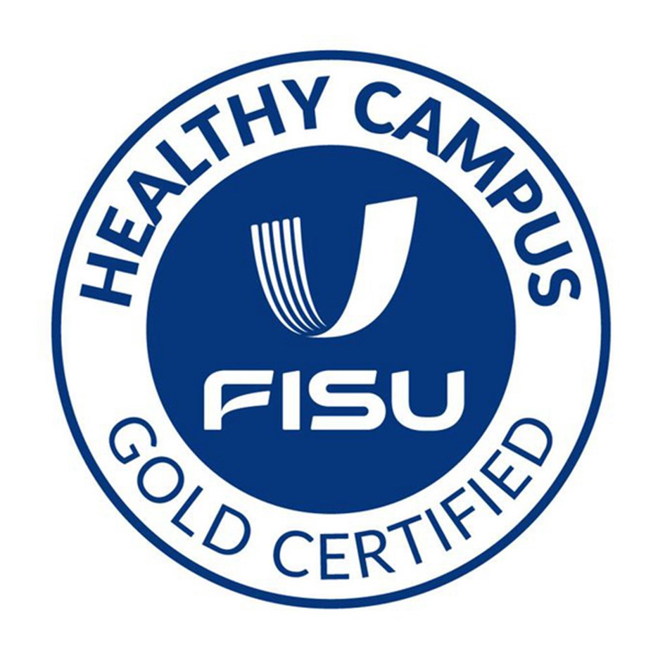 Healthy campus gold level label