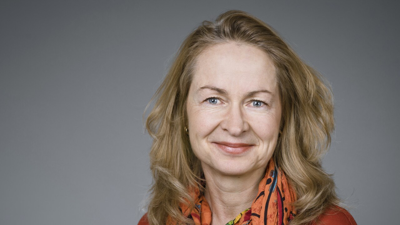 Porträtt på Carina Hermansson, Institutionen för språkstudier vid Umeå universitet.