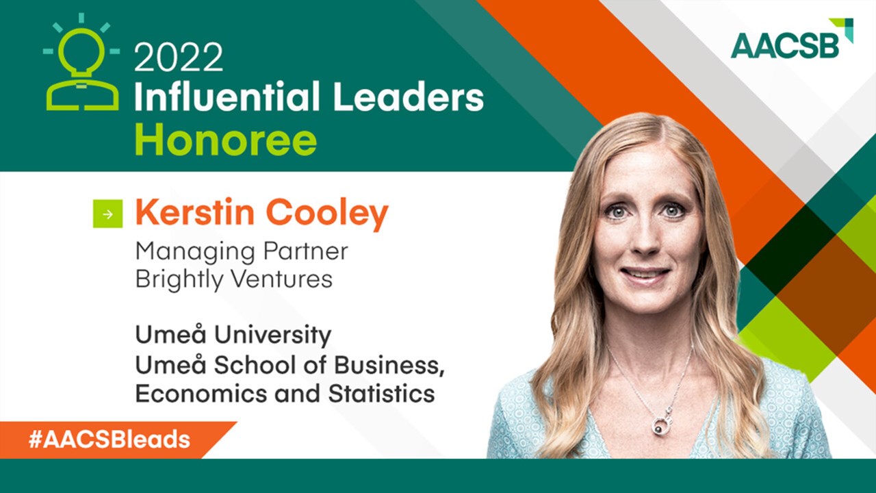 AACSB Influential Leader Honoree Kerstin Cooley