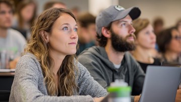 Studenter i klassrum