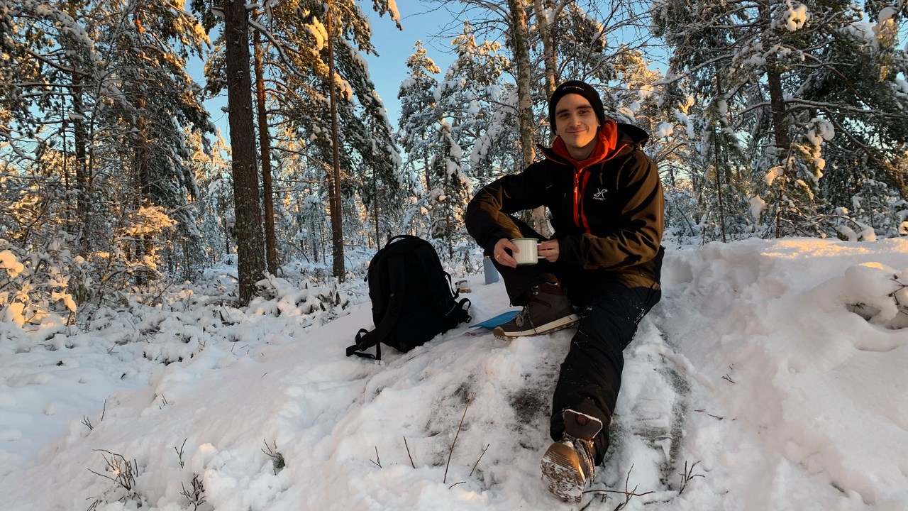 Fredrik Bredberg, student på högskoleingenjörsprogrammet i elektronik och datorteknik/medicinsk teknik.