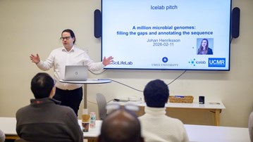 Icelab lunch pitch Johan Henriksson