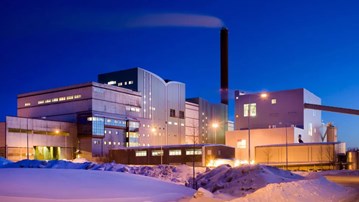 Fotografi på Umeå energi krafvärmeverk