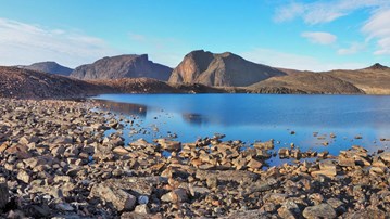 Lake in Svalbard