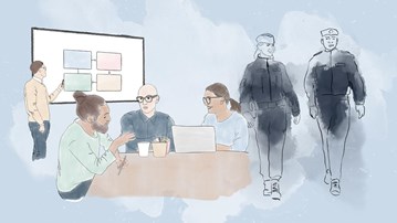 Illustration för kurser för Polismyndigheten