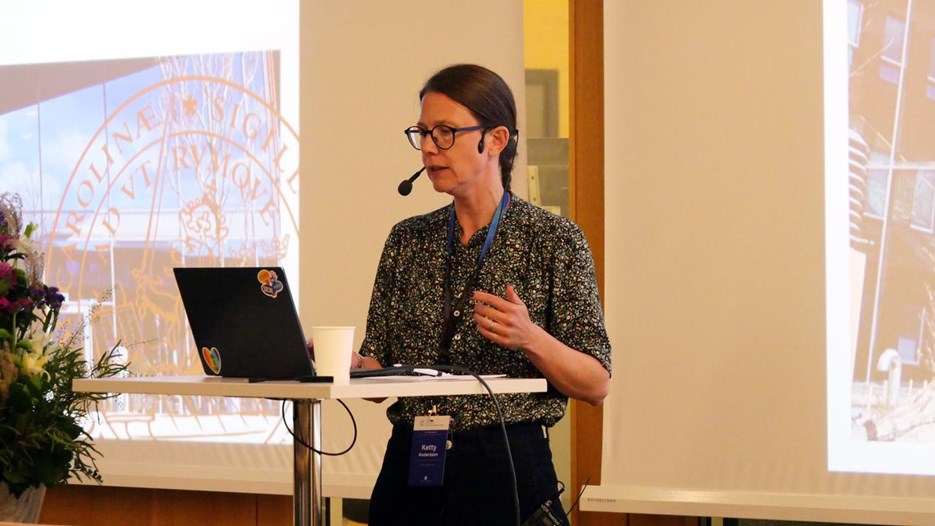 Ketty Andersson håller plenarföreläsning