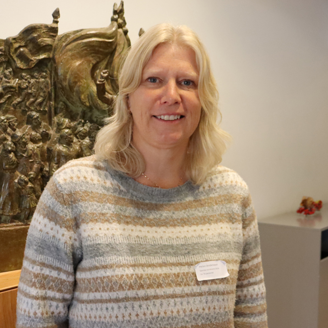 Helen Andersson, programv&auml;gledare p&aring; Pedagogiska och Sociologiska institutionen.