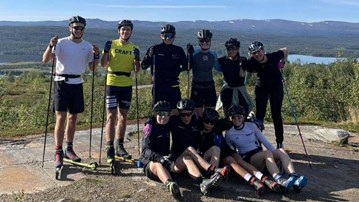 Gruppbild på studenter i LKC