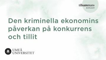 Film: Den kriminella ekonomins påverkan på konkurrens och tillit