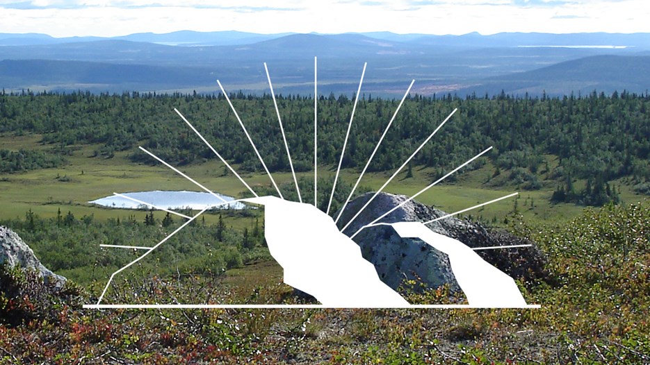 Bild från fjälltopp