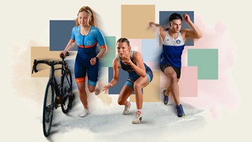 Tre elitidrottsstudenter vid Umeå universitet.