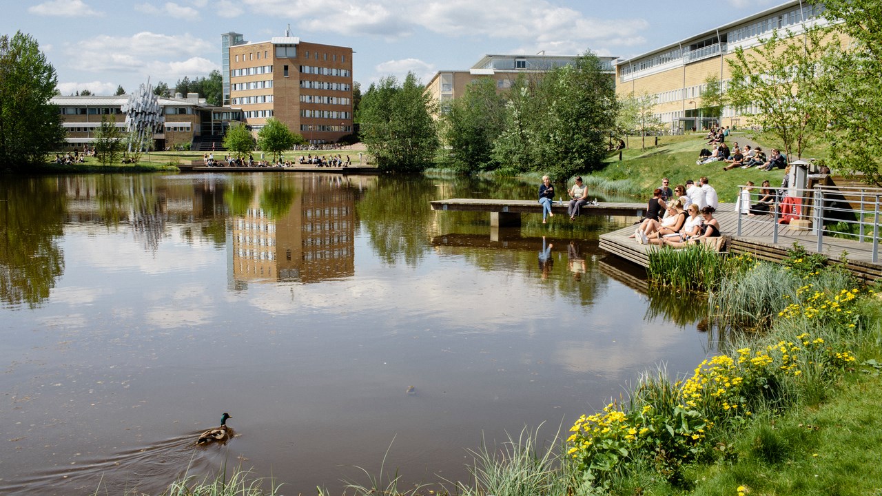 Bild på studenter