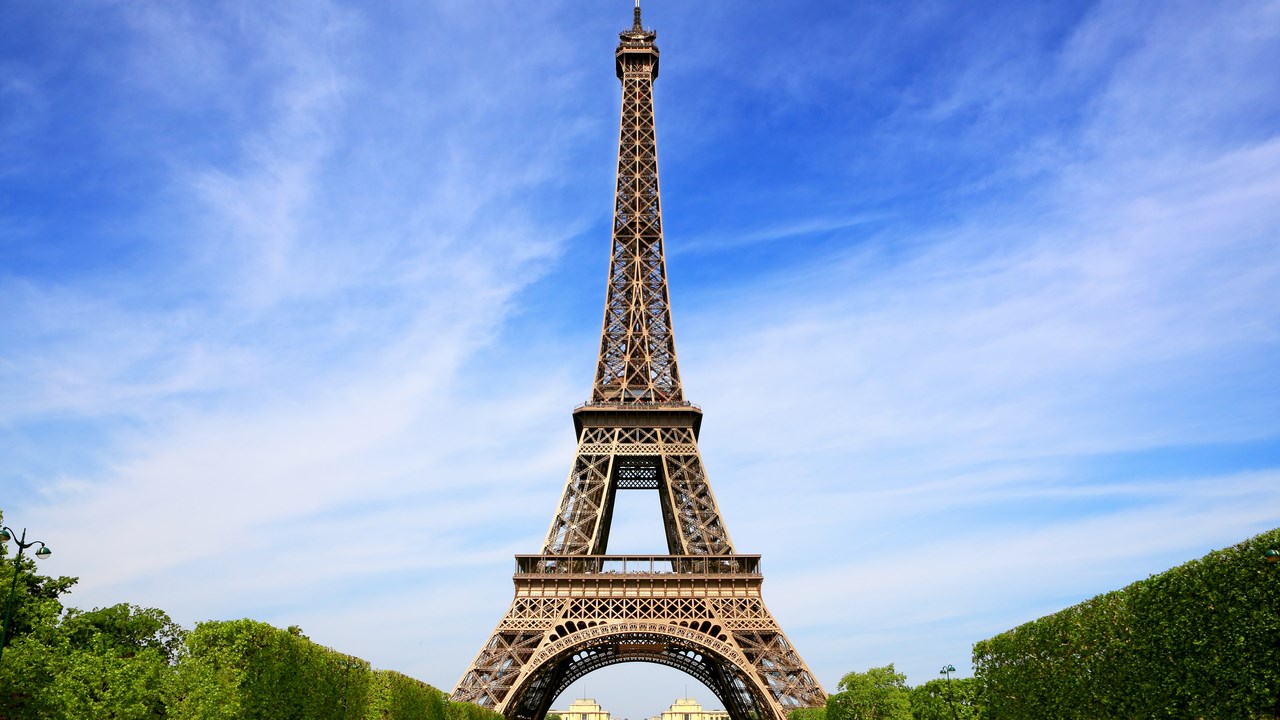 Eiffeltornet i Paris, Frankrike.