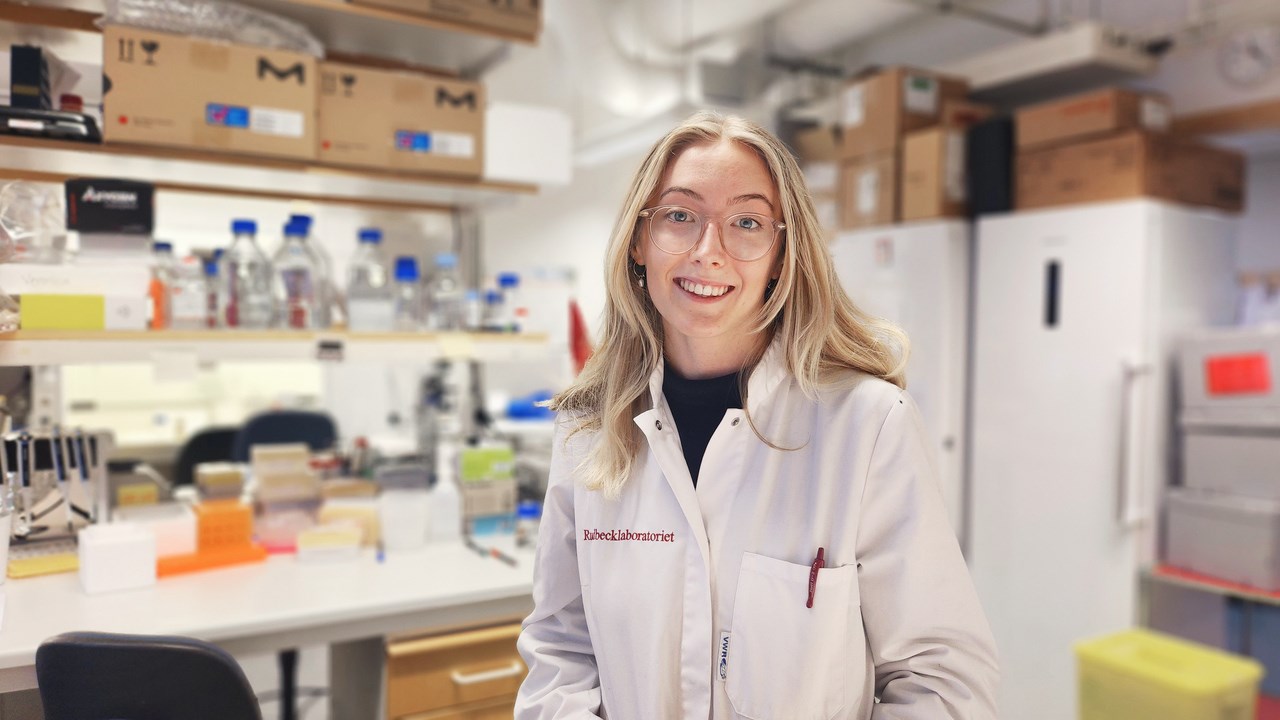 Elin Vikström, alumn från Kandidatprogrammet i Life Science, nu doktorand vid Uppsala universitet.