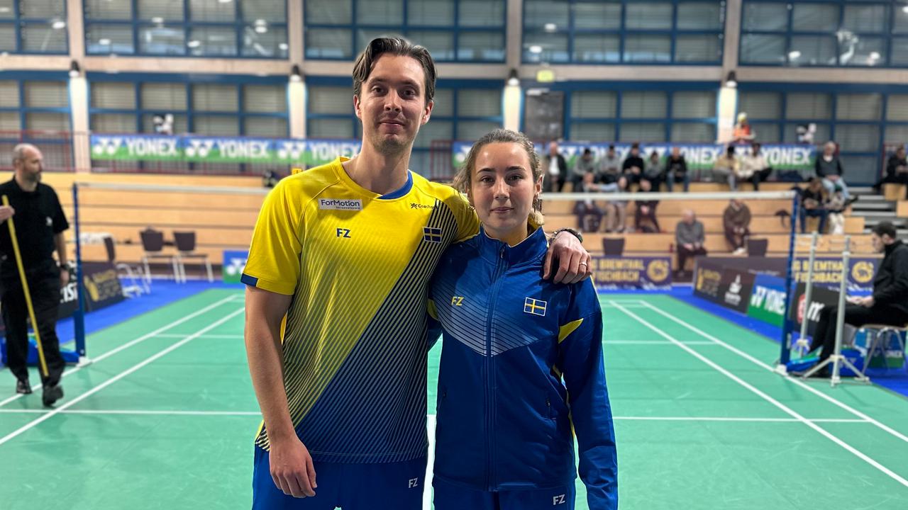 Hannes Andersson, verksamhetsledare BKC, och Selma Arvidsson, tidigare BKC-student