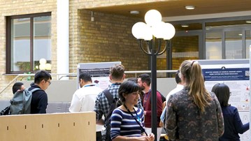 Poster session between researchers