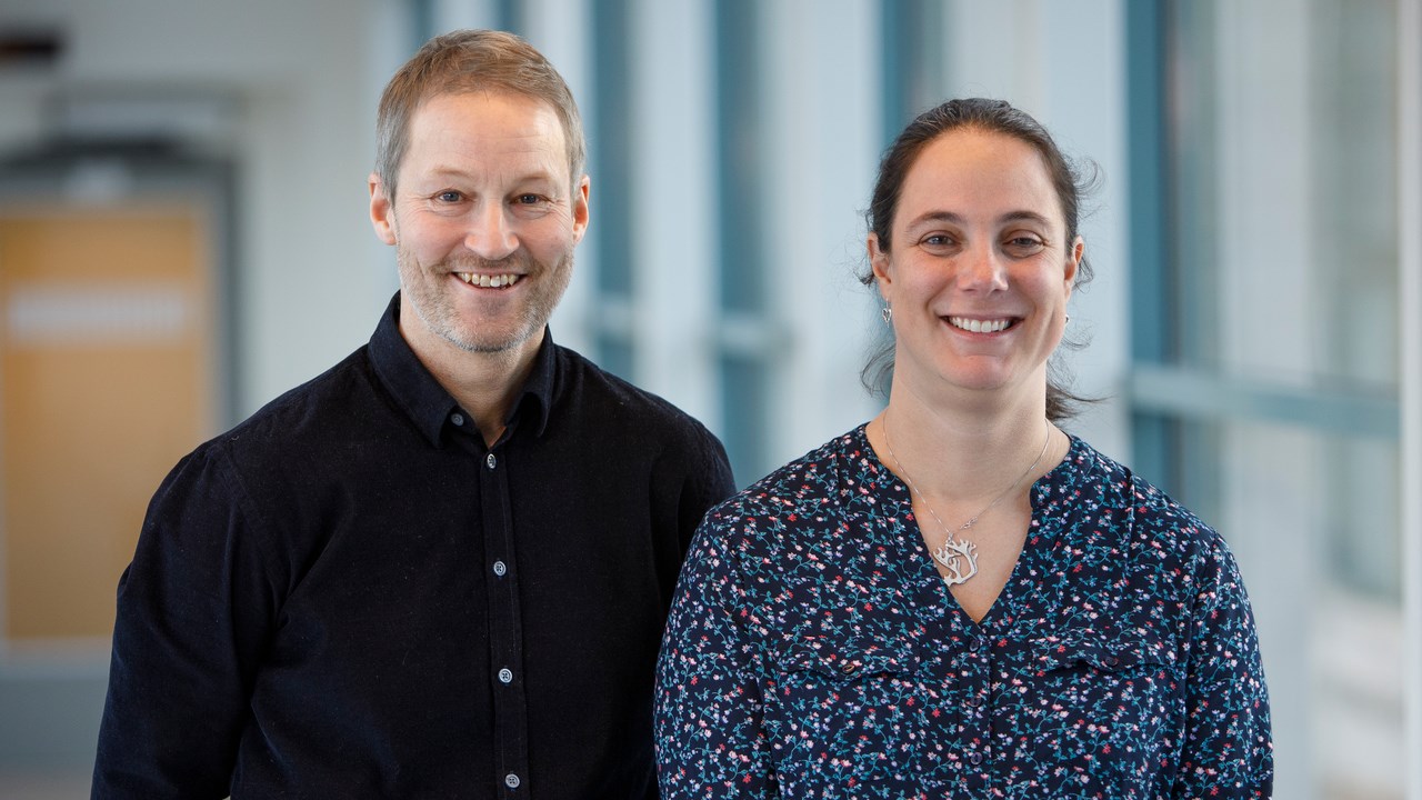 Portrait of Fredrik Almqvist and Marta Bally.