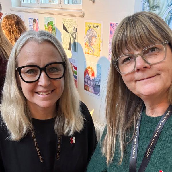 Portr&auml;ttfoto p&aring; Hanna Uvell och Monika Vestling.