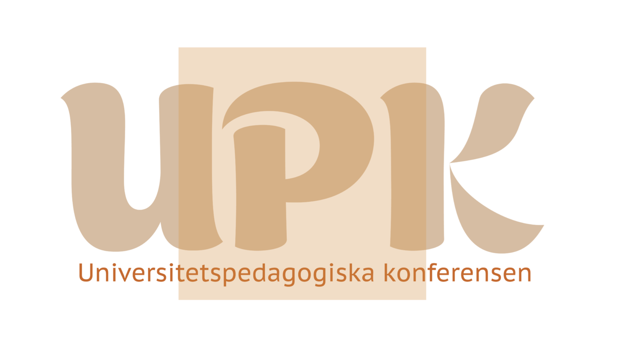 upk skrivet med gul text över en fyrkant i bakgrunden
