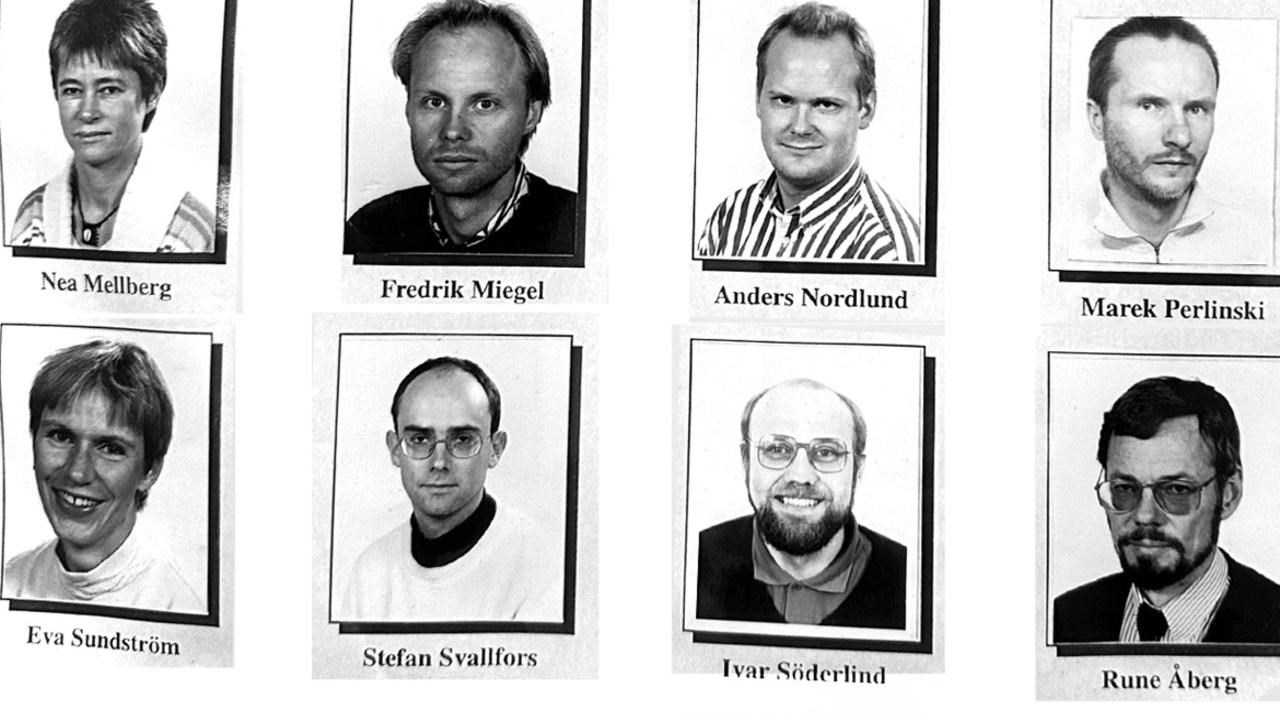 Sociologiska institutionens medarbetare 70-tal