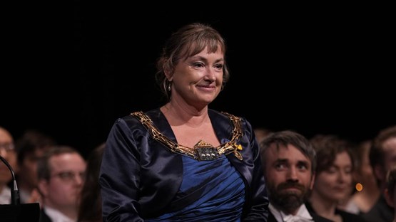 Rektor Tora Holmberg.