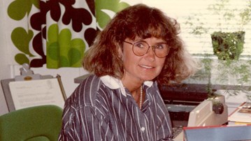 Några av Sociologiska institutionens medarbetare på 80-talet