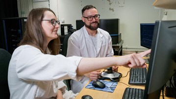 C-trap, Umeå Plant Science Centre, research infrastructure, biomolecular interactions, optical tweezer, Rubén Casanova Sáez, Léa Bogdziewiez