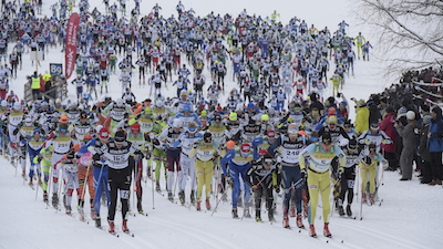 Vasaloppet 2016, första backen.