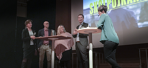 Paneldebatt med anledning av premiären för dokumentärserien Skolpojkarna. Fotograf: Anna Hagnefur. UR.