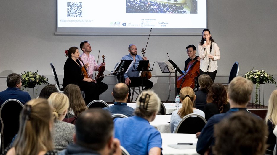 Orkester från Norrlandsoperan som pausunderhållning