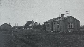 Kyrkstuga på Backen