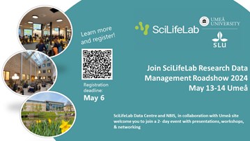 SciLifeLab Research Data Management Roadshow 2024, 13-14 May