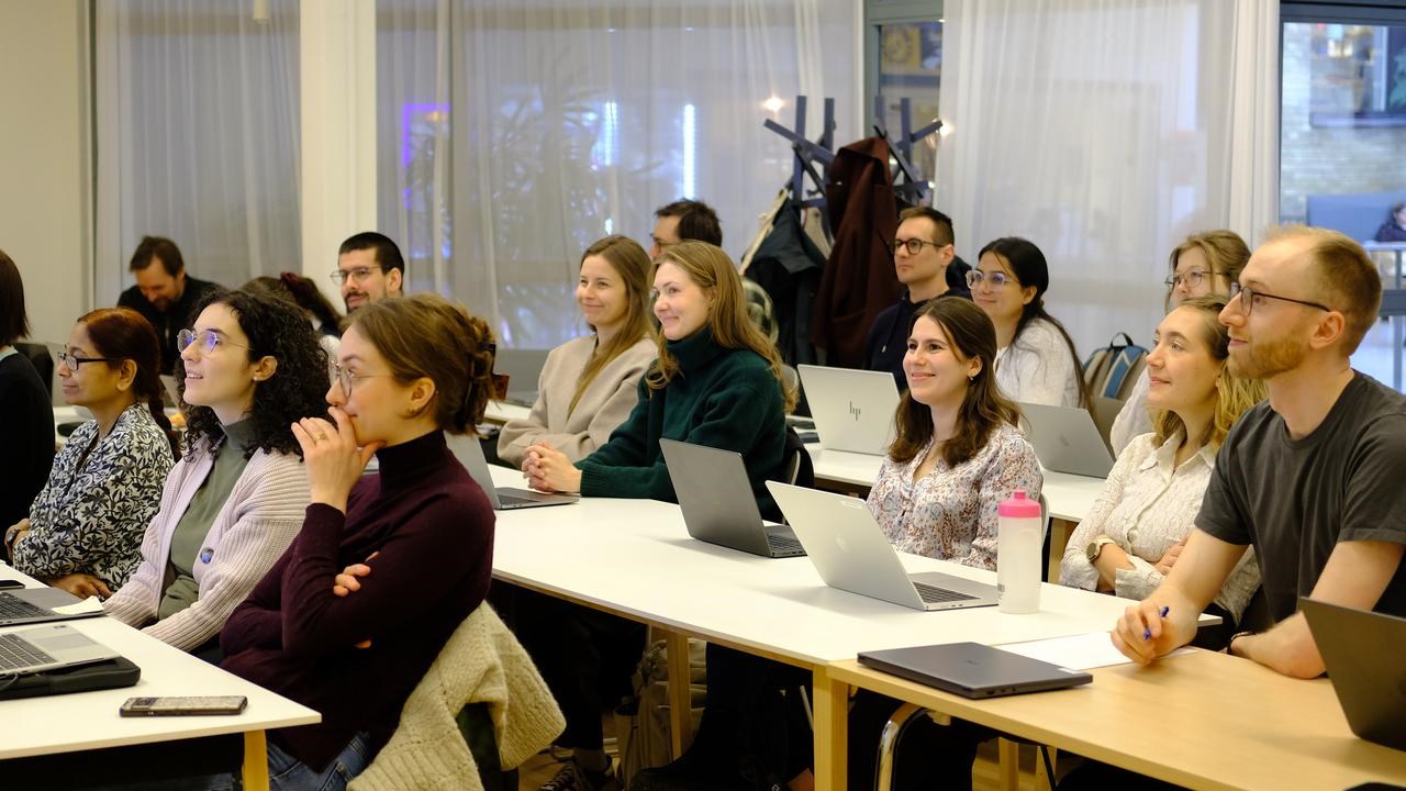 group of people in a class