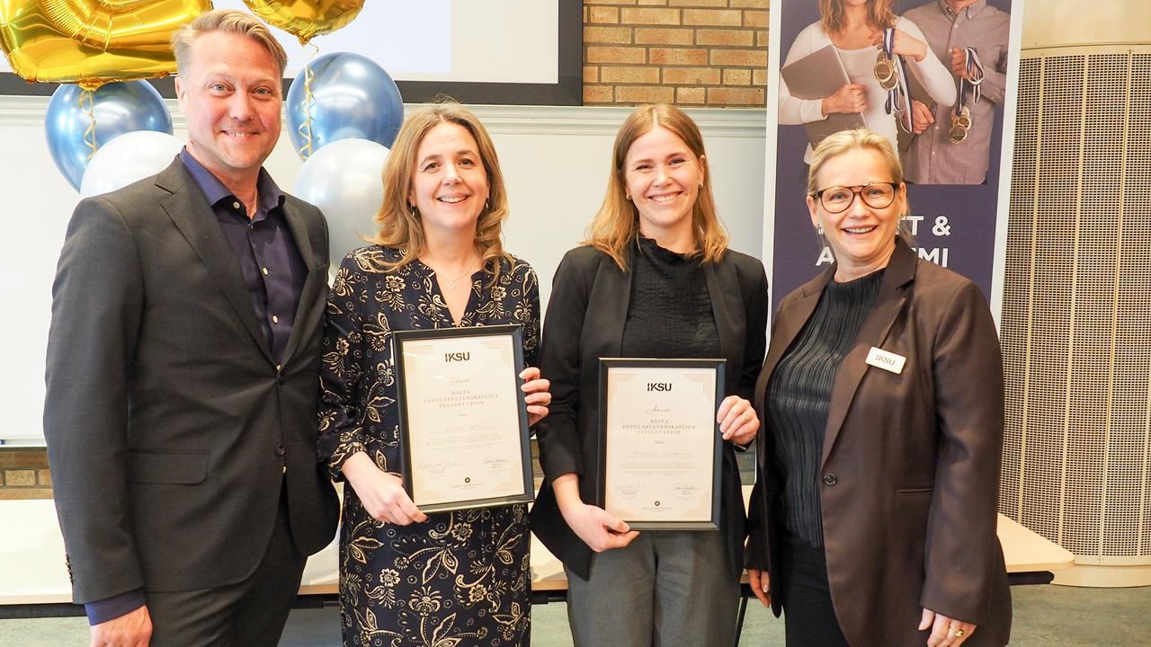 IKSU delade ut pris f&ouml;r b&auml;sta presentation