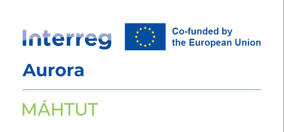 Logga interreg Aurora Máhtut