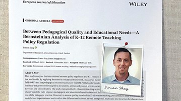 Vetenskaplig artikel på anslagstavla