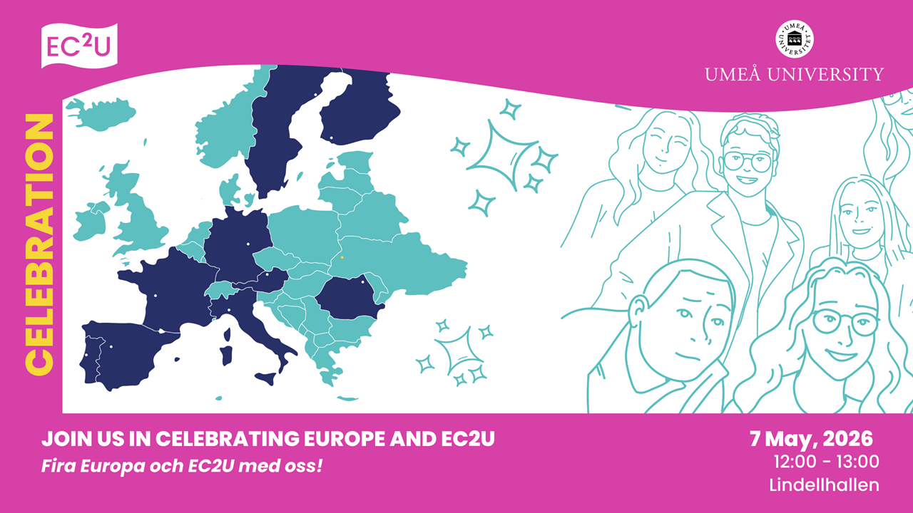 En affisch med en karta över Europa på.