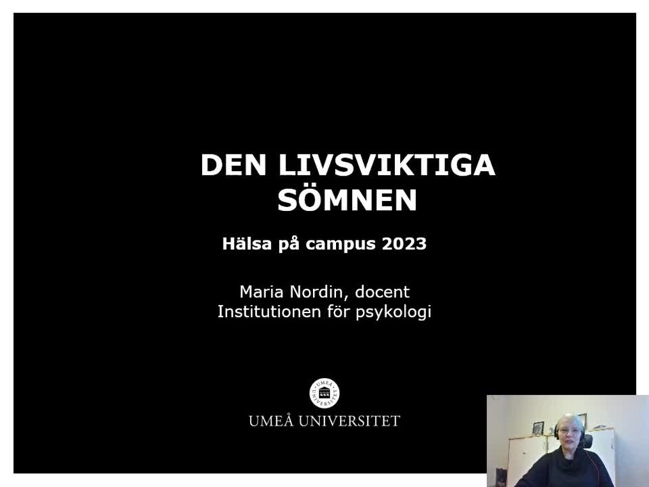 Film: Den livsnödvändiga sömnen