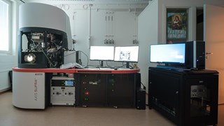 instrument vid XPS plattformen