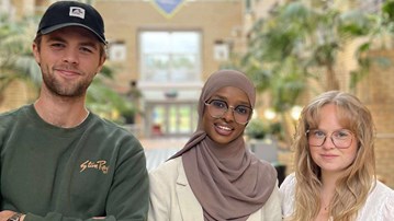 Tre psykologstudenter