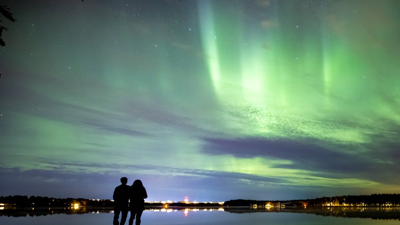 Norrsken vid Nydalasj&ouml;n