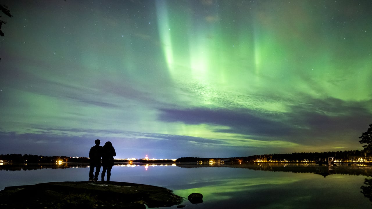 Norrsken vid Nydalasj&ouml;n