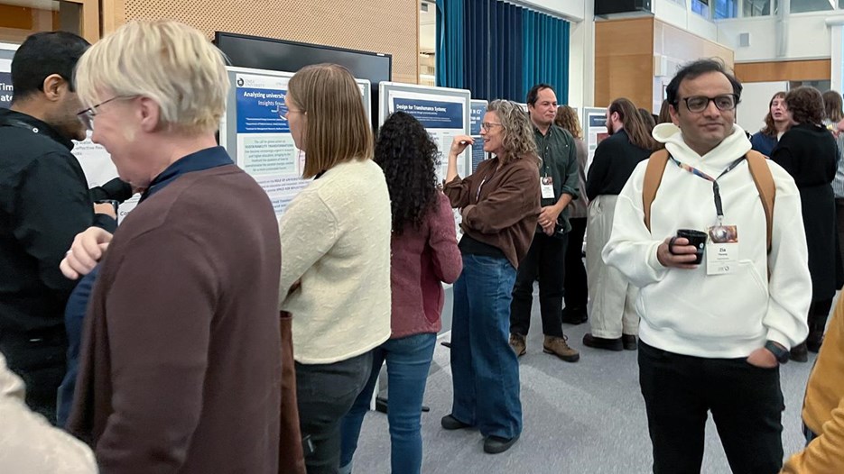 Deltagare vid posters