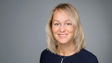 Porträtt på Lena Gunhaga, professor vid Umeå centrum för molekylär medicin vid Umeå universitet.