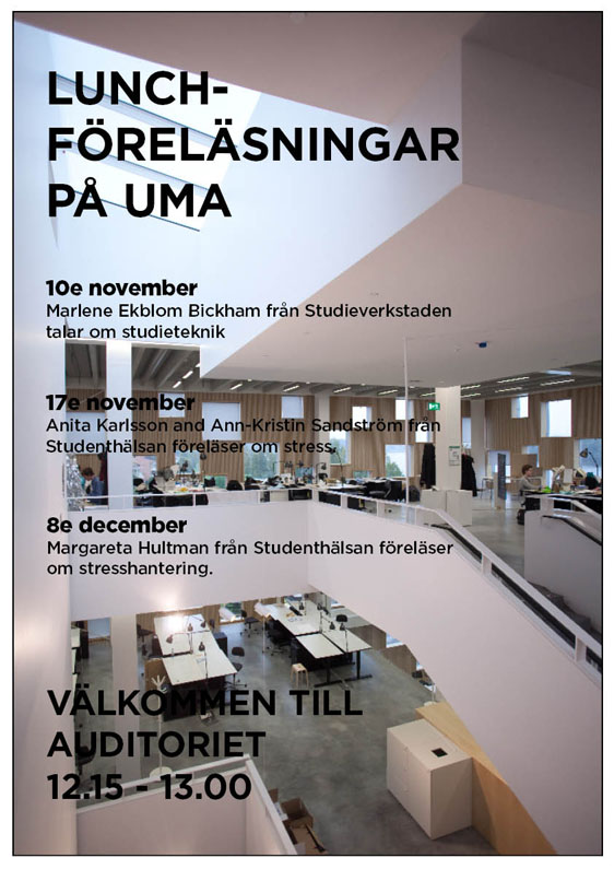 poster lunchföreläsning