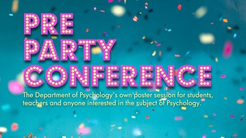 A scientific poster conference, where students who are writing a scientific essay are invited to present the results.