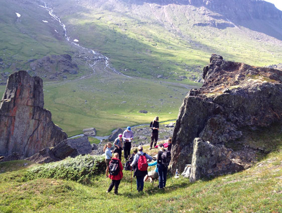 Field course in Abisko.