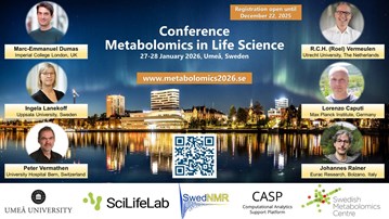 Flyer of the scientific conference  with  Umeå image in the background