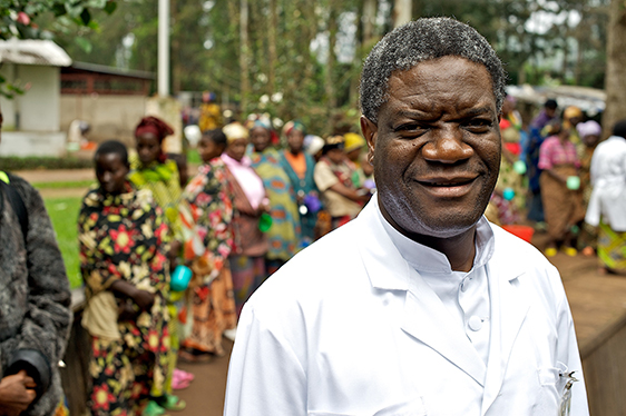 Honorary doctor Denis Mukwege.