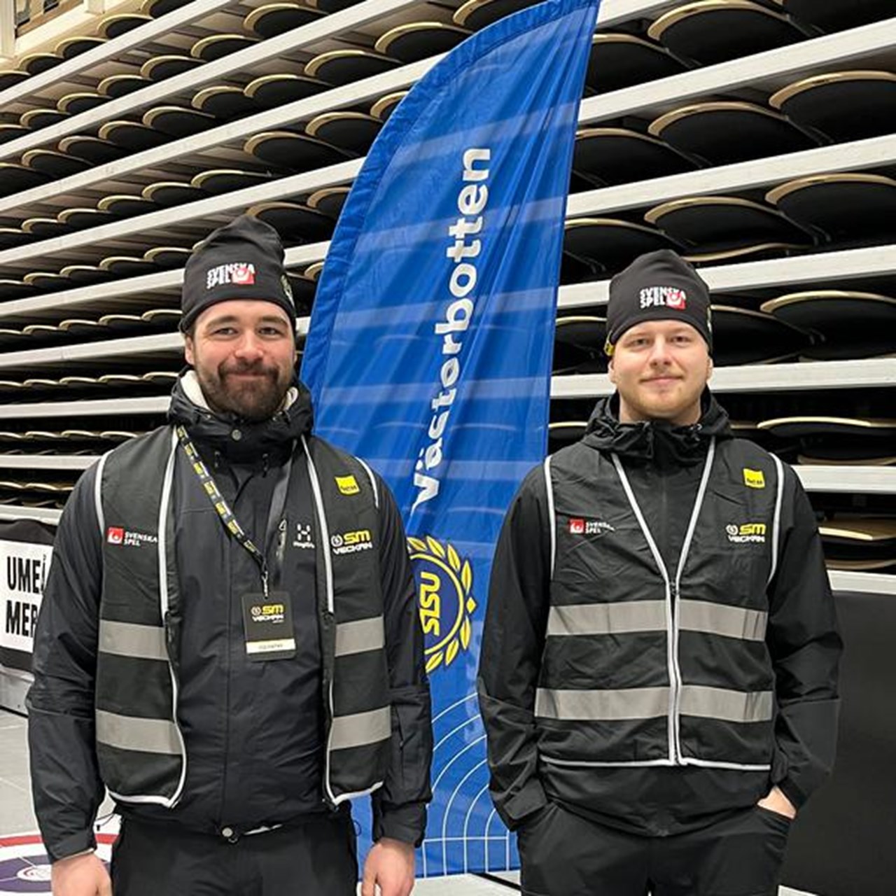 Erik Holmstr&ouml;m och Filip Nordl&ouml;f, studenter vid &Auml;mnesl&auml;rarprogrammet